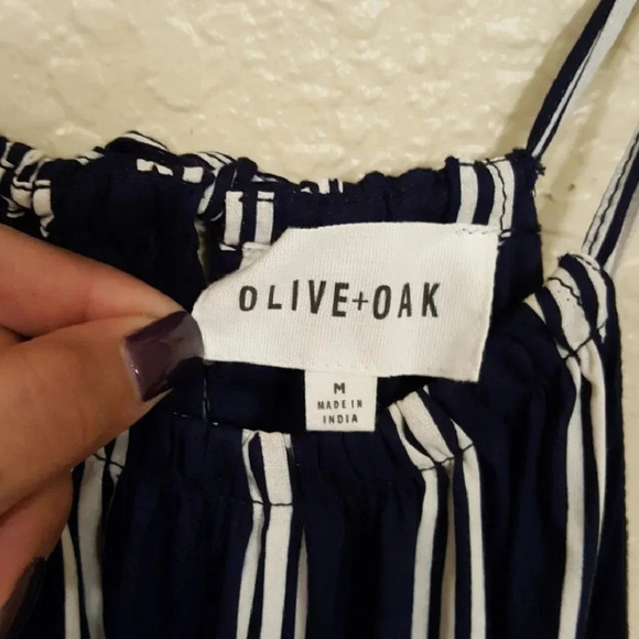 Olive + Oak cabana sleveless striped dress - Picture 7 of 8